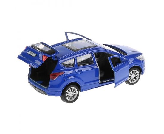 Машина металл FORD KUGA длина 12 см, двери, багаж, инерц, синий 265824 265824
