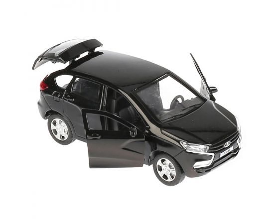 Машина металл LADA XRAY длина 12 см, двери, багаж, инерц, черный, кор. 271517 271517