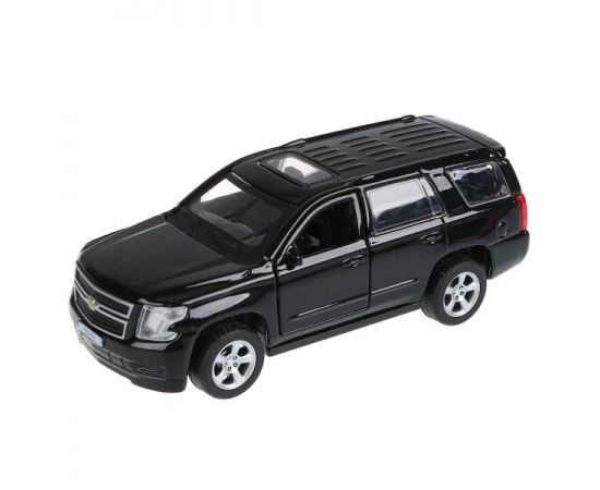 Машина металл CHEVROLET TAHOE длина 12 см, двери, багаж, инерц, черный, кор 280925 280925
