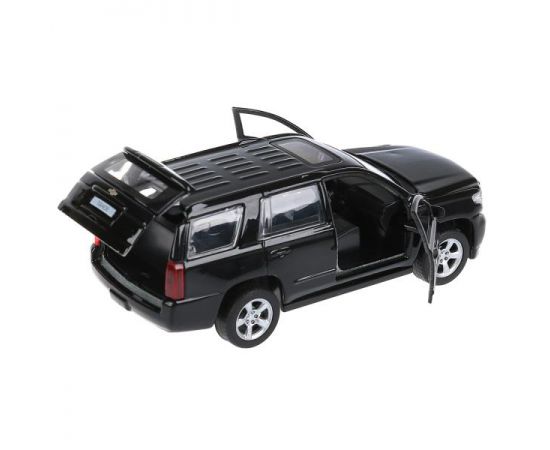 Машина металл CHEVROLET TAHOE длина 12 см, двери, багаж, инерц, черный, кор 280925 280925