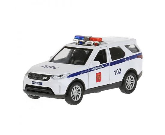 Машина металл LAND ROVER DISCOVERY ПОЛИЦИЯ 12 см, двери, багаж, инерц 297496 297496