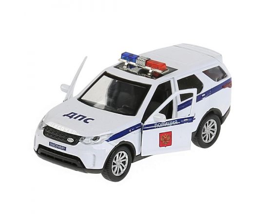 Машина металл LAND ROVER DISCOVERY ПОЛИЦИЯ 12 см, двери, багаж, инерц 297496 297496