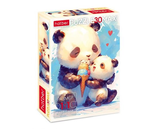 ПАЗЛЫ-ИГРА для детей 30 элементов А4ф 210х290мм  MAXI серия -Мамина радость 30ПЗ4_32263