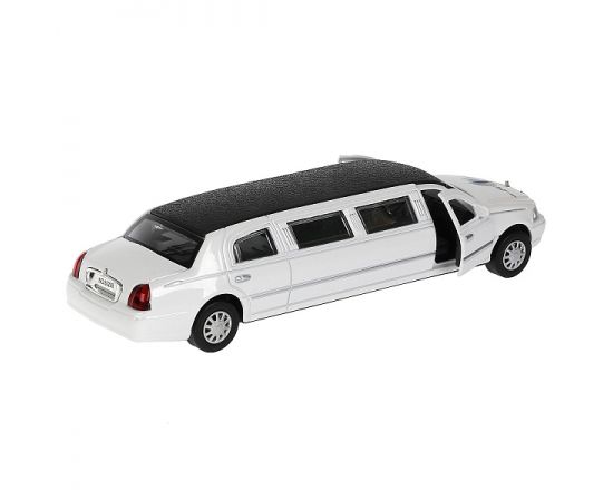 Машина металл свет-звук ЛИМУЗИН 18 см, двери, капот, инерц, 313421
