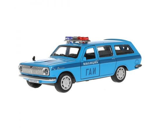 Машина металл ГАЗ -2402 "волга" милиция 12 см, отк дв, баг., ин, 313458 313458