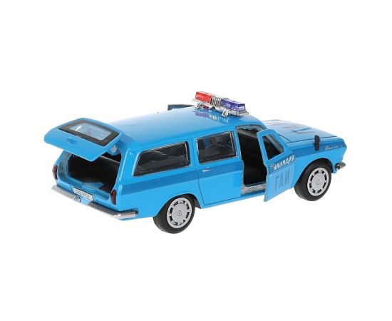 Машина металл ГАЗ -2402 "волга" милиция 12 см, отк дв, баг., ин, 313458 313458