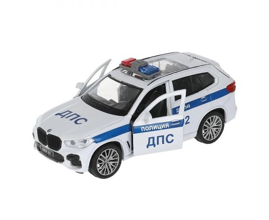 Машина металл BMW X5 M-SPORT ПОЛИЦИЯ 12 см, двери, баг 319005 319005