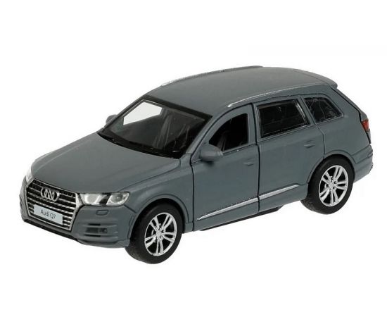 Машина металл AUDI Q7 МАТОВЫЙ длина 12 см, двер, багаж, инерц, серый 336374 336374