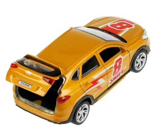 Машина металл HYUNDAI TUCSON СПОРТ длина 12 см, двери, багаж. 336379 336379