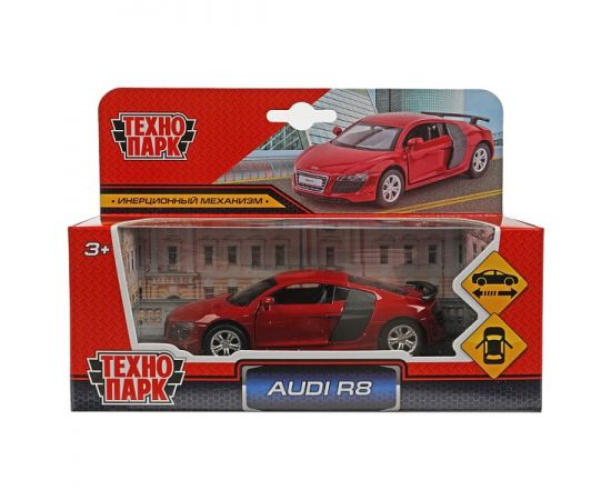 Машина металл audi r8 gt, 11,4 см, двери, инерция 350625 350625