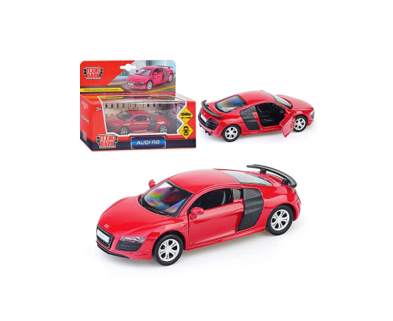 Машина металл audi r8 gt, 11,4 см, двери, инерция 350625 350625