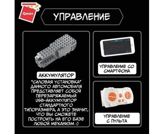 Конструктор 54001 425 дет Model Power Remoted control Supercar 54001