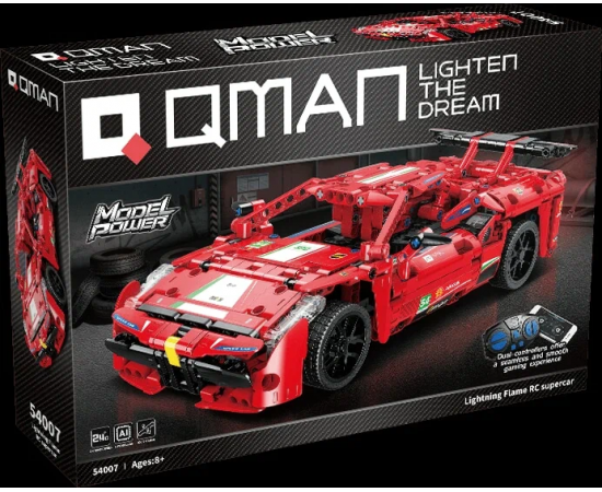 Конструктор 54007 Lighting Flame RC supercar 571дет 54007