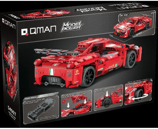 Конструктор 54007 Lighting Flame RC supercar 571дет 54007