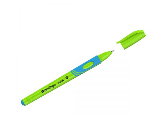 Ручка шариковая Berlingo "Initial", для левшей, светло-синяя, 0,7мм CBp_70700_L