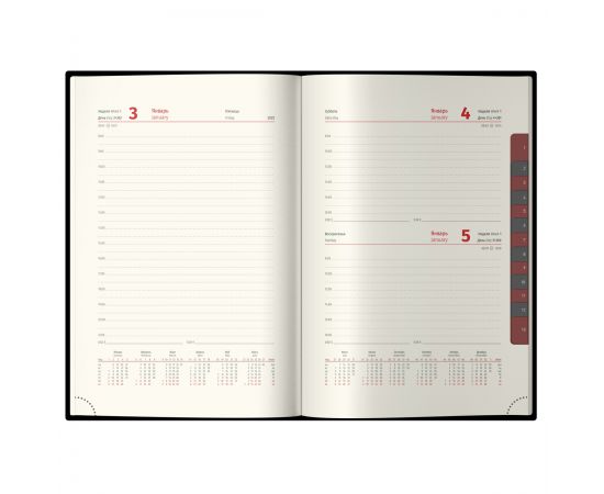 Ежедневник датированный 2025г., А5, 184л., Delucci, Фактурная кожа, зол. срез, коричневый DD5_90502