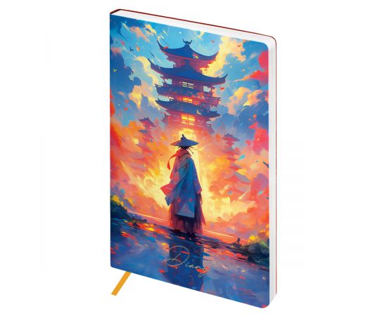 Ежедневник недатированный, А5, 136л., мягкий переплет, кожзам, BG "Anime. Sensei" DuA5_22220
