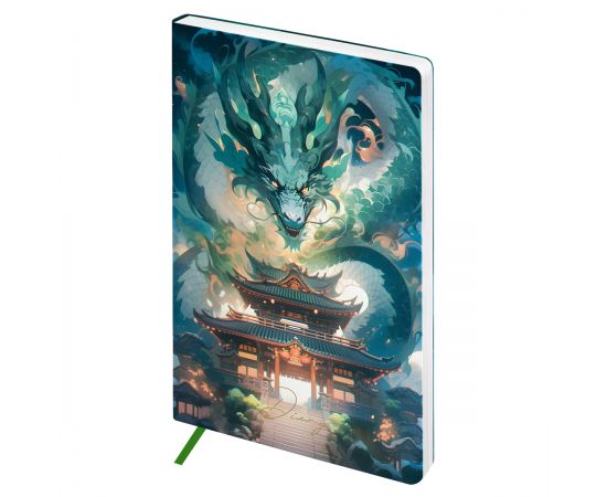Ежедневник недатированный, А5, 136л., мягкий переплет, кожзам, BG "Anime. Dragon" DuA5_22223