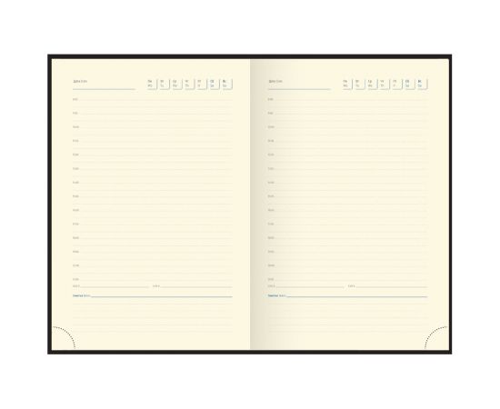 Ежедневник недатированный, А5, 160л., кожа, Delucci, гладкая кожа, золот. срез, коричневый UD1_89502