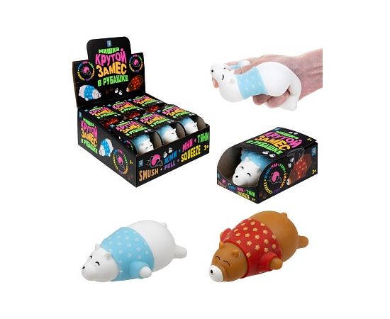 Крутой замес, мишка в рубашке,2 вида в асс Т23812 Т23812