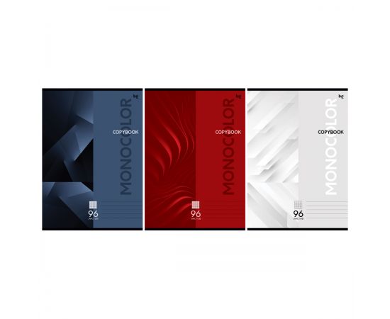 Тетрадь 96л., А4, клетка BG "Monocolor. Classic" Т4ск96 63255