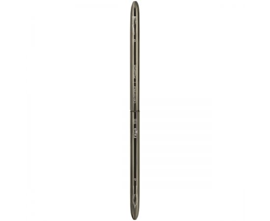 Кисть художественная синтетика Гамма "Модерн", двухсторонняя, круглая №6, плоская №5, складная ручка 11110506