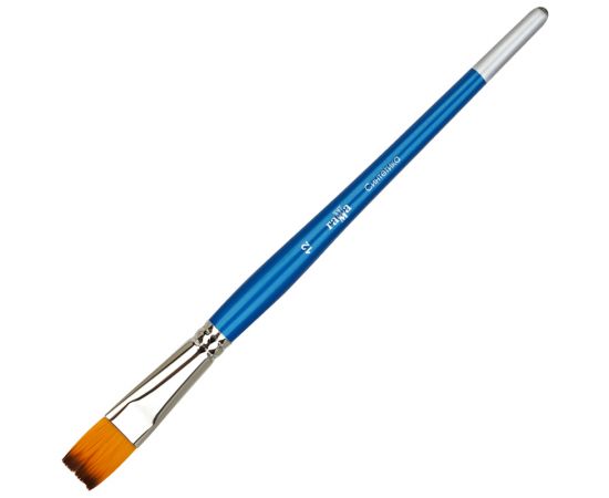 Кисть синтетика Гамма, плоская №12 280618.08.012