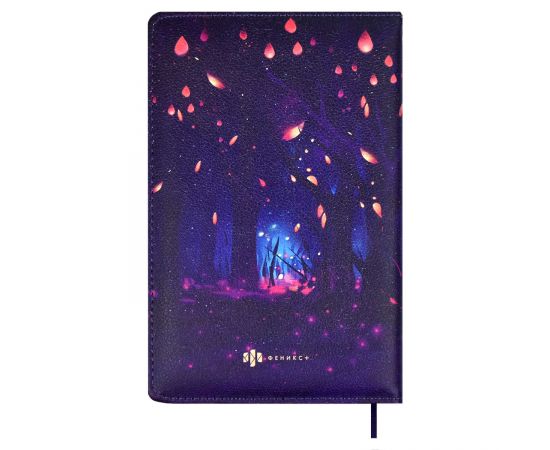 Дневничок для девочек, А6+, 96 л., арт. 66498/ 20 ВОЛШЕБНЫЙ КОТ (кожзам: 126x195 мм, твёрдый переплёт с поролоном, материал обложки: искусственная кожа "Наппа", способ крепления блока: ниткошвейный, д 66498