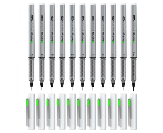 Набор линеров пигментных Berlingo "Precision" черные, 11шт., европодвес CK_50211