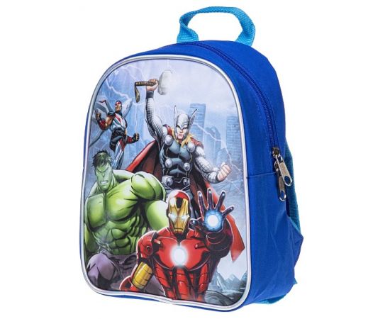 Рюкзак малый Hatber -Мстители- 25х20х8см полиэстер светоотраж. 1 отделение ( MARVEL) KB_074086