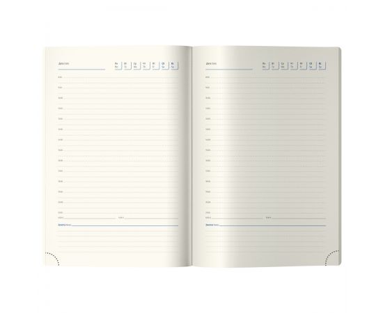 Ежедневник недатированный, А5, 136л., кожзам, Berlingo "Collision XS", серебряный срез, с рисунком UD3_01S19