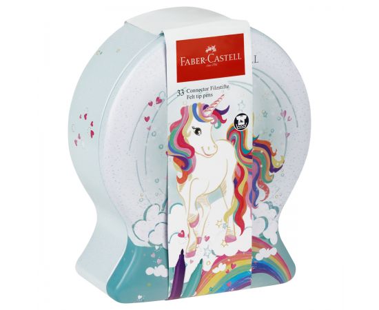 Набор для рисования Faber-Castell "Connector Unicorn" 33 фломастера 155544
