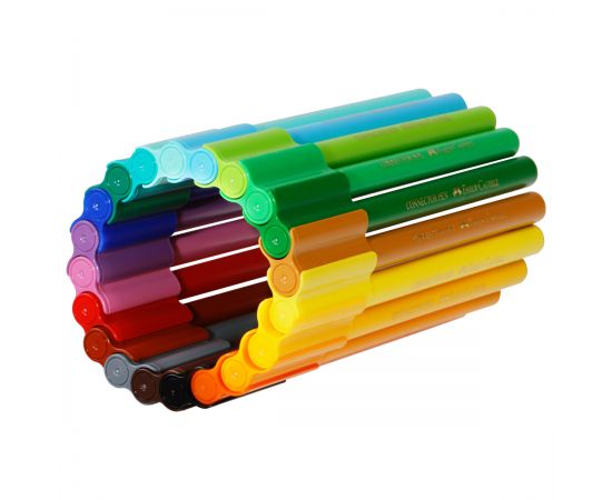 Набор для рисования Faber-Castell "Connector Dinosaur" 20 фломастеров 155546