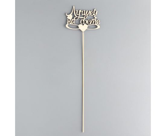 Топпер "Лучшей на свете", 15 см 2133554 2133554