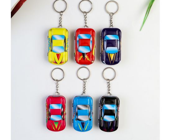 Шкатулка на кольце металл "Машинка" МИКС 2,5х6,6х3,8 см   4762601 4762601