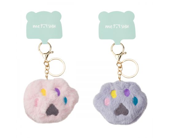 Брелок MESHU "Soft Paw", исск. мех, ассорти MS_62530