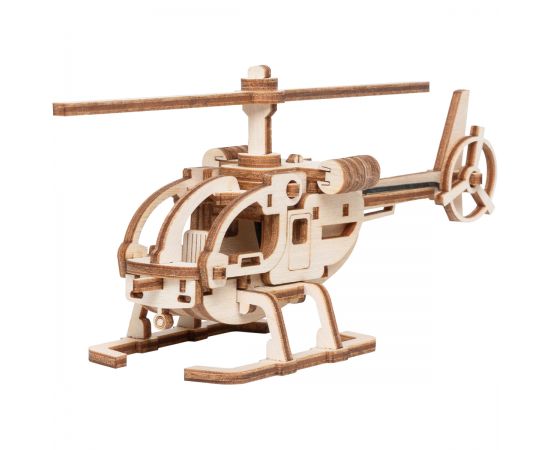 Конструктор деревянный ТРИ СОВЫ "Вертолет Робин", 16*5*7см, 42 детали, пакет с еврослотом ДКНС015