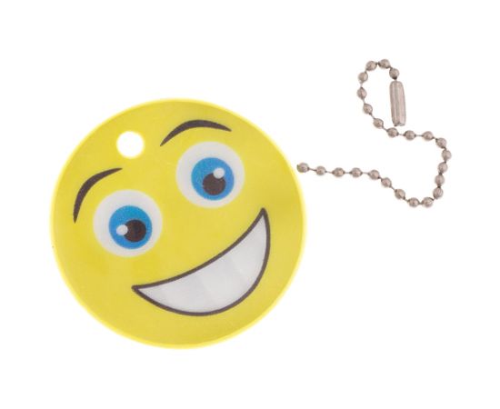Световозвращающая подвеска Мульти-Пульти "Смайлик", желтый СП_21701