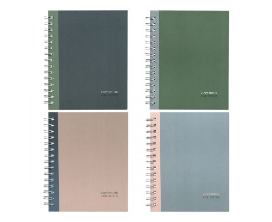 Тетрадь 120л., А5, клетка на гребне BG "Monocolor. Double", матовая ламинация, твердая обложка ТТ5гр120_лм 12748