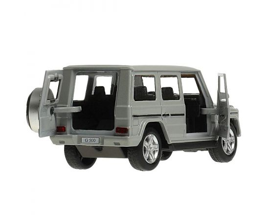 Машина металл MERCEDES-BENZ G-CLASS 12 см, двери, багажн, темно-серый, 371925 371925