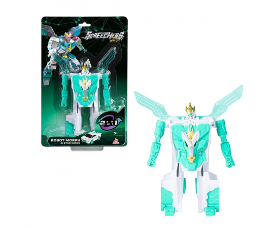 Дикие Скричеры. Машинка-трансформер Робот Стар Вингс S5. ТМ Screechers Wild 62637 62637