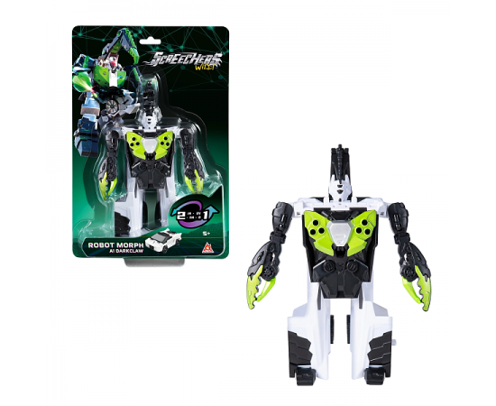 Дикие Скричеры. Машинка-трансформер Робот Дарккло S5. ТМ Screechers Wild 62638 62638