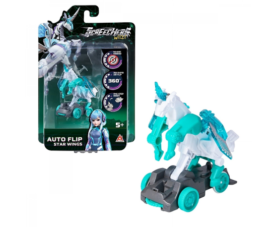 Дикие Скричеры. Машинка-трансформер Автофлип Стар Вингс S5. ТМ Screechers Wild 62641 62641