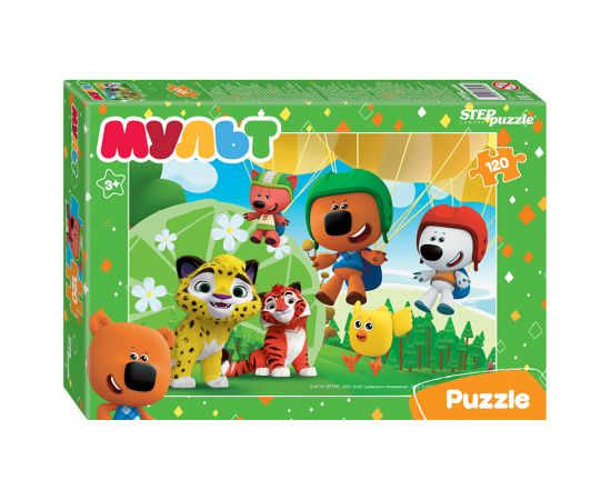 Пазл  120 эл. Step Puzzle "Мульт. Ми-ми-мишки. Сказочный патруль и др. " 75175