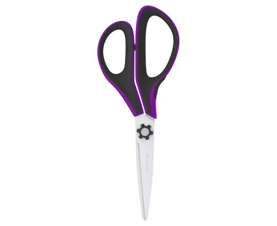 Ножницы Berlingo "Easycut 350", 15см, сиреневые, эргономичные ручки, мягкие вставки, европодвес DNn_15035_a