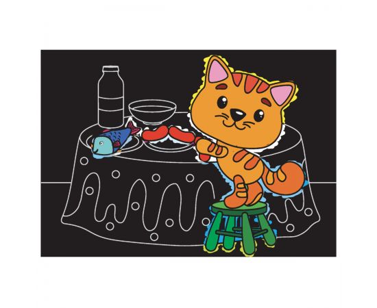 Гравюра Мульти-Пульти "Домашние животные", А5, разноцветная основа, пакет с европодвесом MP_48512