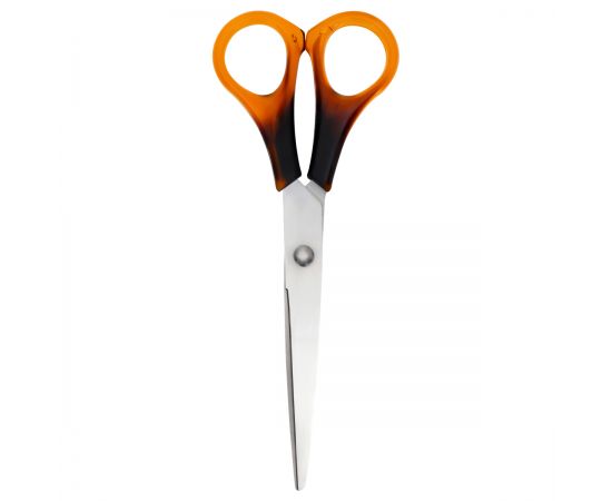 Ножницы OfficeSpace 16,2см, ручки под янтарь, ПВХ чехол с европодвесом S162_1816