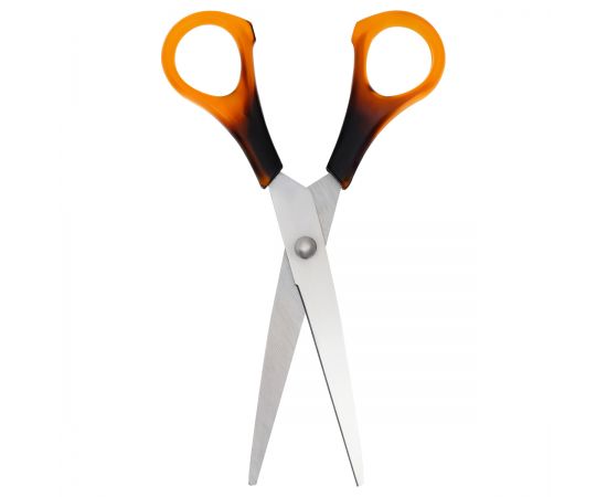 Ножницы OfficeSpace 16,2см, ручки под янтарь, ПВХ чехол с европодвесом S162_1816