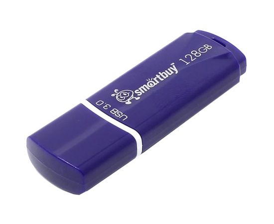 Память Smart Buy "Crown"  128GB, USB 3.0 Flash Drive, синий SB128GBCRW-Bl