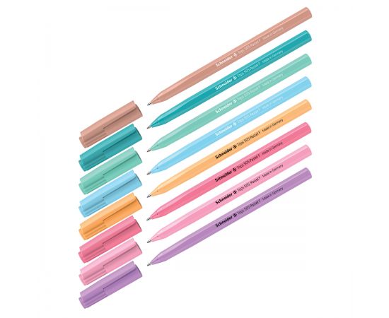 Ручка шариковая Schneider "Tops 505 F Pastel" синяя, 0,8мм, корпус пастель ассорти 150520